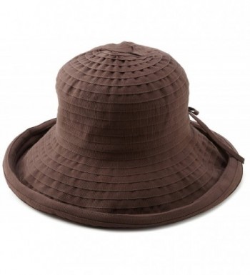San Diego Hat Company Women's Ribbon Hat - Chocolate - CU116AWM9SJ