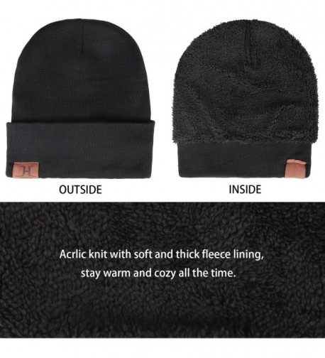 Winter Men Beanie Hat + Scarf + Touch Screen Gloves 3 Pieces Winter ...