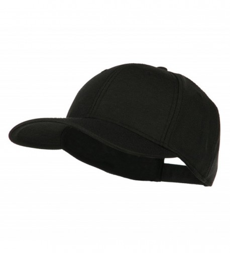Solid Linen Pro Style Cap - Black - CW11LUH54YB