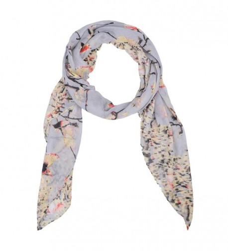 MissShorthair Womens Floral Scarves Butterfly in Fashion Scarves