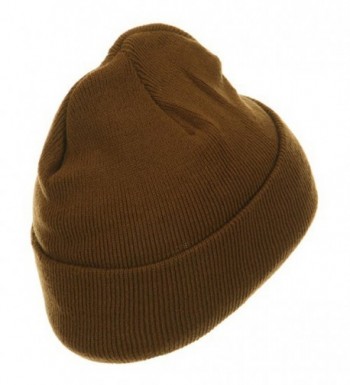 Insulated Classic Cuff Beanie Camel in Men's Skullies & Beanies