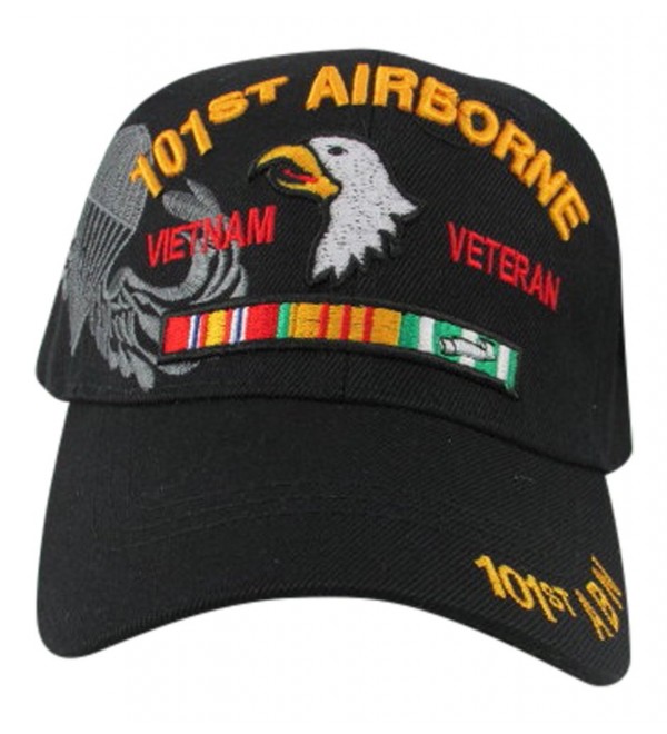 New 101st Airborne Division Vietnam Veteran- Black- One Size Fits Most - C2121H18MZ7