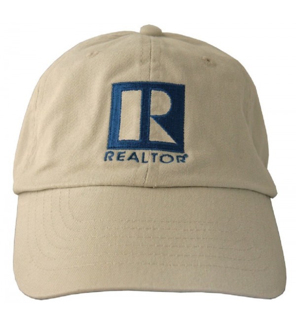 REALTOR Logo Branded Cap - Khaki - C011M09316L