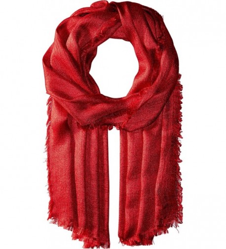 Echo Women's Radiance Evening Wrap - Ruby - C317X0MCM7C