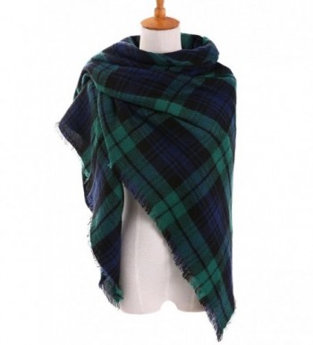 Zuozee Scottish Pashmina Christmas Pictures in Cold Weather Scarves & Wraps
