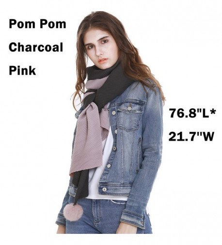 Fashion Knitted RiscaWin Raccoon Charcoal in Fashion Scarves