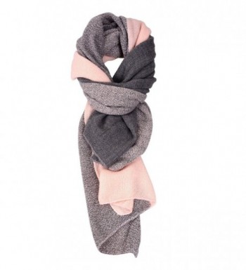 Winter Cashmere Scarves for Women Men Shawl Scarfs and Wraps - Pitting Pink - CO12N9HJ98Q