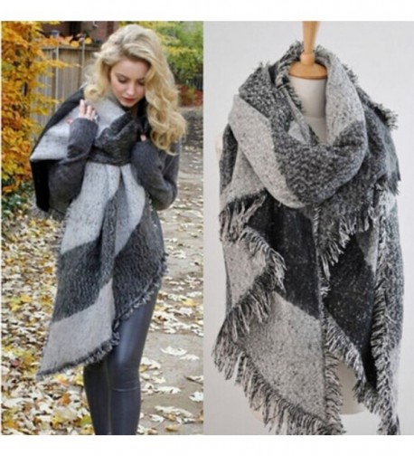 Blanket Cashmere Scarves Checked classic