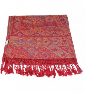 Kuldip Series 3 Double Ply Reversible/Double Sided Jamawar Pashmina Scarf Shawl Wrap. - 3000242 - CJ11QIPVUYD