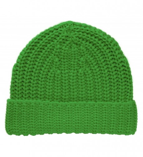 TopHeadwear Knitted Cuffed Beanie - Kelly Green - CT11SOHAX63