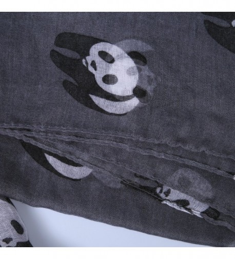 Animal Scarf Panda Giraffe Print Lightweight Voile Fashion Scarves ...