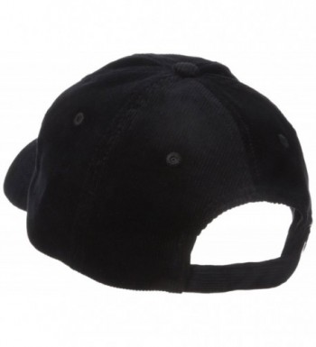 Kangol Mens Cordroy Baseball Black