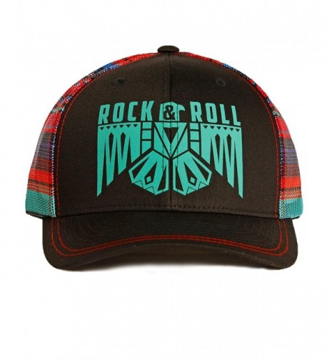 Rock and Roll Cowgirl Women's and Serape Mesh Thunderbird Cap - Cgc4702 - Black - CQ1883UE4L6