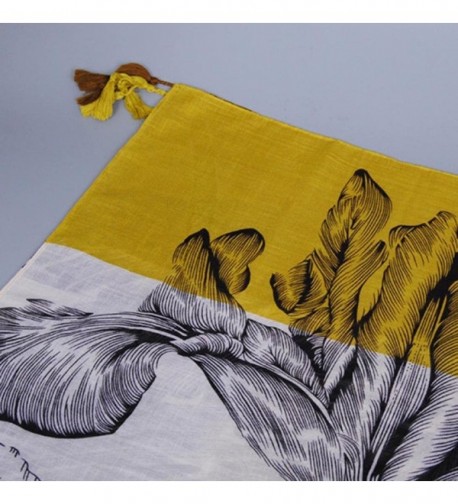 Fashion Printing Tassels Cotton Scarves