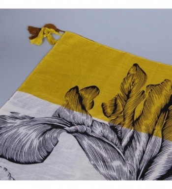 Fashion Printing Tassels Cotton Scarves