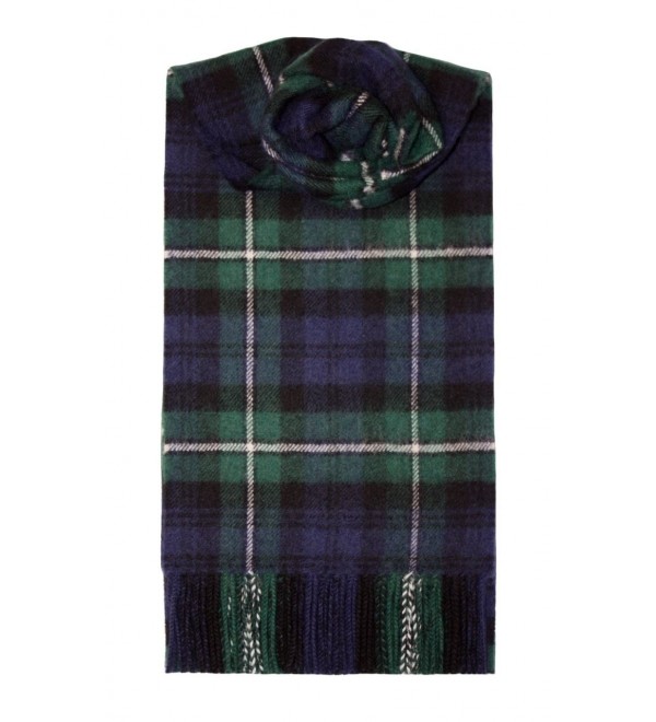 Lochcarron Forbes Tartan Lambswool Scarf - CK115X2RFKZ