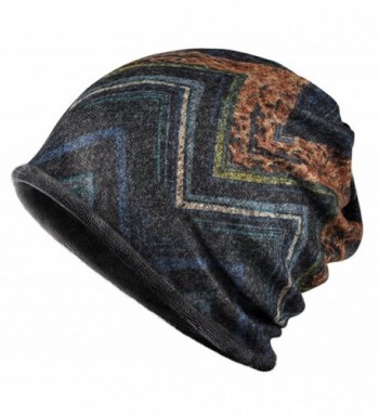Jemis Knit Winter Baggy Sleep Turban Hat Headwear for Cancer Patients - Blue Grey - CT187E926X8