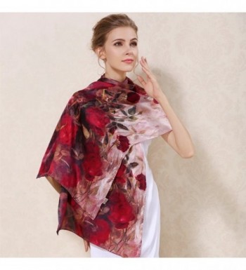 Womens Charmeuse Mulberry Ladies Butterfly in Wraps & Pashminas