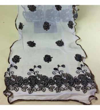 CreazyWomen Vintage Scarf Flower Scarves