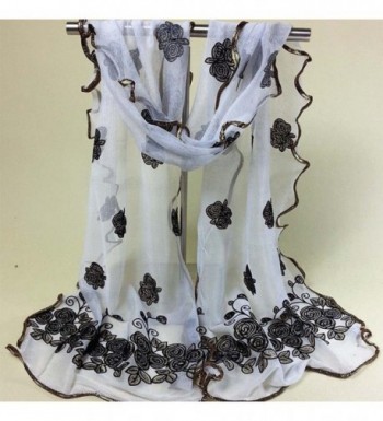 CreazyWomen Vintage Scarf Flower Scarves in Fashion Scarves