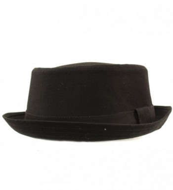 Men's Everyday Cotton All Season Porkpie Boater Derby Fedora Sun Hat ...