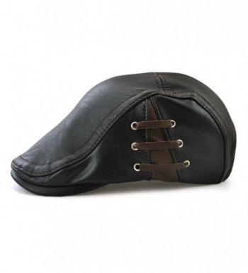 JAMONT Leather Baseball Adjustable Relaxed in Men's Skullies & Beanies