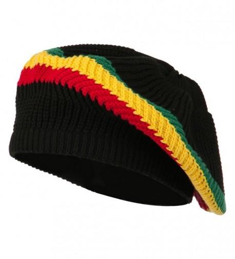 Cotton Rasta Tam Beret - Black Rgy - CD11M6KMXUJ