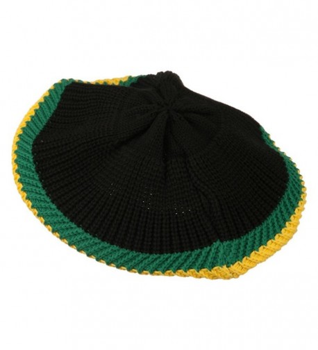 Cotton Rasta Tam Beret Black