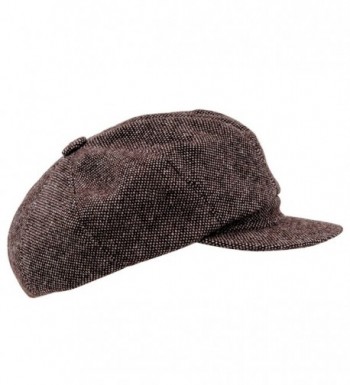 Sterkowski Tweed Quarters Floating Newsboy in Men's Newsboy Caps