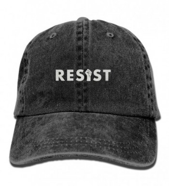 VCXE0 Resist Hate Fist Mens&Womens Vintage Style Comfortable Sandwich Cap Baseball Cap - Black - CN185EX9G96