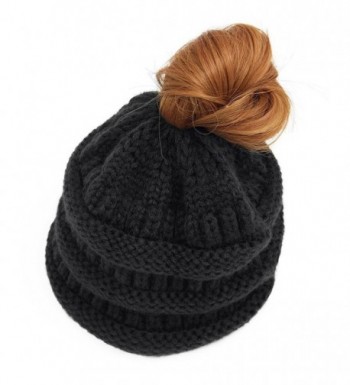 Glamorstar Trendy Beanie Ponytail Stretch