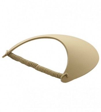 Foam Sun Visor 9 inch Khaki