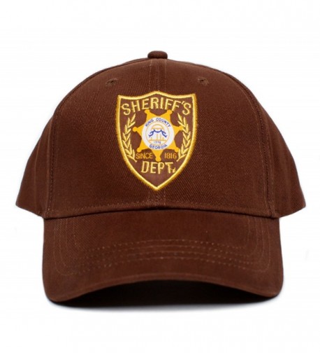 Walking Dead Sheriffs Appliqu%C3%A9 Unisex Adult in Women's Baseball Caps