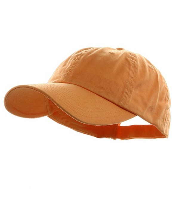 Low Profile Velcro Adjustable Cotton Twill Cap Peach One Size - CA1281GPP83