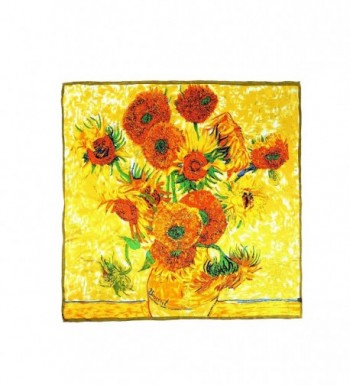 Aqueena Charmeuse Paintings Fifteen Sunflowers - Van Gogh’s “vase With Fifteen Sunflowers” - CW12CXQ0PZP