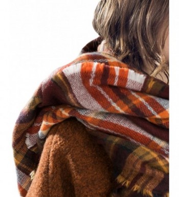 Trendy Blanket Stylish Checked Scarves