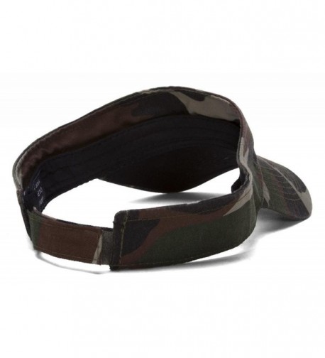 Woodland Camo Blank Adjustable Visor