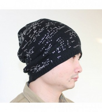 Chemical Pattern Beanie Winter Unique