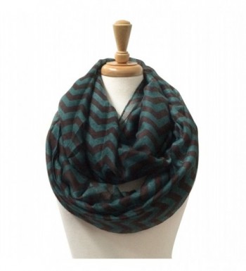 Paskmlna Zigzag Chevron Soft & Lightweight Loop Infinity Scarf - zigzag6 - C512BLURZAV