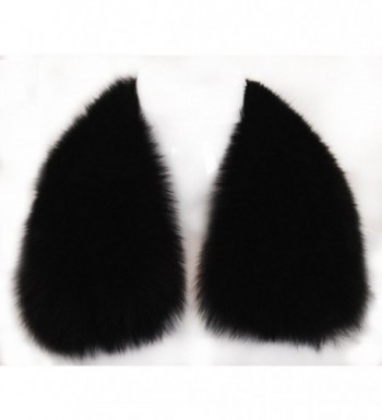 Women's Short Fox Real Fur Collar Scarf Wrap Shawl - CH12FR1VRA9