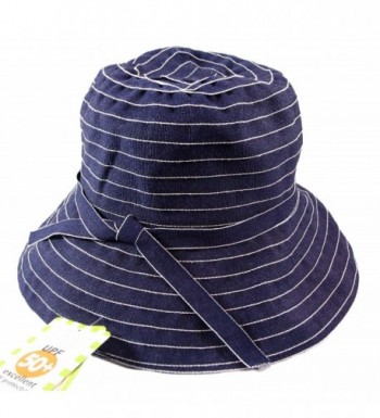 Jeanne Simmons Twill Travel Bucket Hat for Women - UPF 50+ UV Sun Protection (Blue Denim) - Blue Denim - CI11C8UV3KN