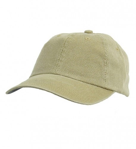 Corduroy Cotton Washed Cap-Khaki W32S56D - CD111QREQ8Z