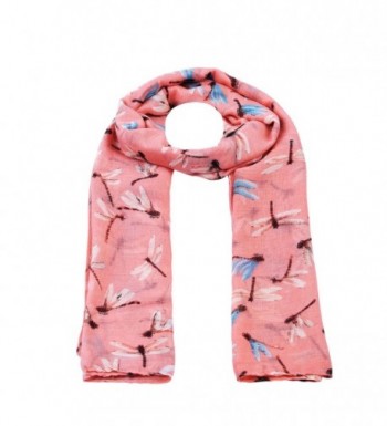 Ladies' Fashion Dragonfly Printed Long Scarf Super Soft Shawl for ...