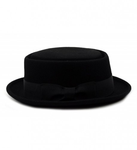 Mens Crushable Porkpie Feather HE09 in Men's Fedoras