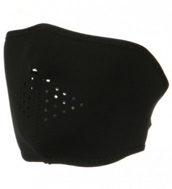 Oversized Neoprene Half Face Mask - Black - C6116S2RPS1