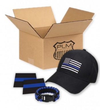 PLM - Thin Blue Line Bundle (Hat- Paracord Bracelet- 2 Stickers) - CZ17YZQG0GT