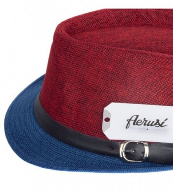 Aerusi Mens Fusion Straw Fedora in Men's Fedoras