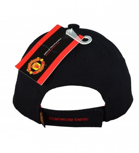 Manchester United Adjustable Season Black in Men's Baseball Caps