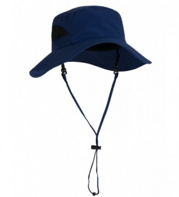 Tuga Adult Playa Wide Brim Bucket Sun Hats - UPF 50+ Sun Protection - Navy - CJ11ZUGNOEF