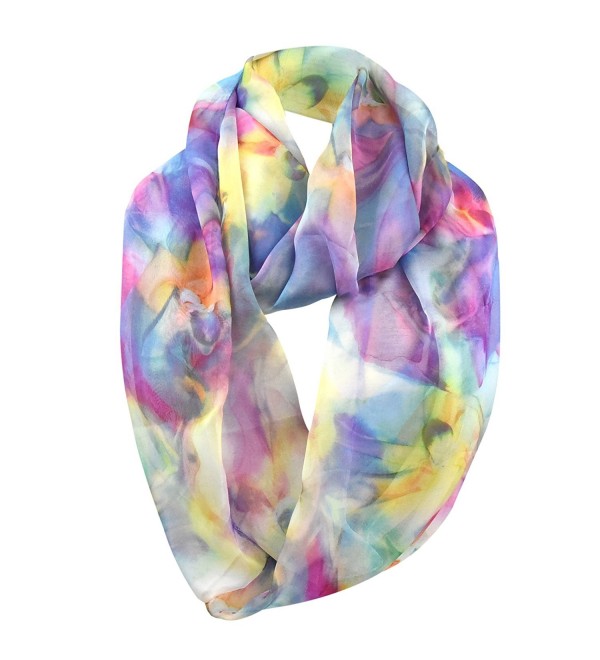 Chiffon Infinity Scarf for Women - Multi - CW12O5LJIIN